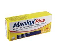 Maalox plus Acidità di Stomaco e Gonfiore Gastro-Intestinale, 30 Compresse Masticabili