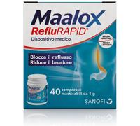 SANOFI Srl MAALOX REFLURAPID 40 COMPRESSE MASTICABILI