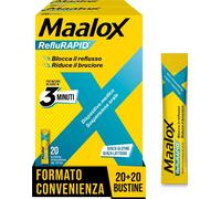 Maalox Reflurapid Blocca il Reflusso Gastroesofageo, Riduce Bruciore e Acidità d