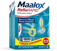 Maalox Reflurapid Blocca il Reflusso Gastroesofageo Riduce Bruciore e Acidità di