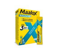 Maalox Reflurapid Blocca il Reflusso Neutralizza il Bruciore da Iperacidità, 20 Bustine