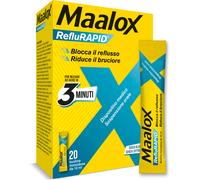 maalox reflurapid Bruciore di stomaco, reflusso gastroesofageo, 20 Bustine