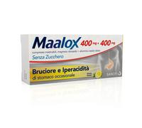Maalox Senza Zucchero 30 Compresse Masticabili 400+400mg