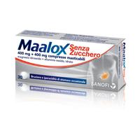Maalox Senza Zucchero Masticabile 400 + 400mg 30 compresse