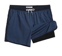 maamgic Costume da bagno da uomo 2 in 1, ad asciugatura rapida, cucitura