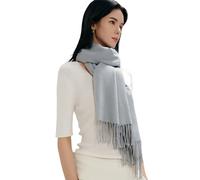 maamgic Sciarpa Donna Invernale Tinta Unita Cotone Calda Stola Idea Regalo | morbida al tatto come il cashmere, delicata sulla pelle, con frange, stola, oltre 20 colori, idea regalo