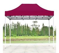 MAAOBR Gazebo pieghevole 3x3 m con 3 livelli di altezza regolabile, tenda per feste con tetto argento-Oxford, gazebo da giardino, Resistente, completamente impermeabile per terrazze e festival
