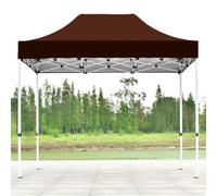MAAOBR Gazebo pieghevole 3x3 m con 3 livelli di altezza regolabile, tenda per feste con tetto argento-Oxford, gazebo da giardino, Resistente, completamente impermeabile per terrazze e festival
