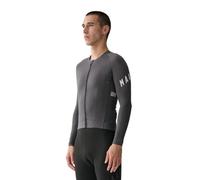 Maap Aeon LS - maglia ciclismo maniche lunghe - uomo L Dark Grey man Polartec Delta
