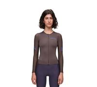 MAAP Emerge LS W - maglia ciclismo maniche lunghe - donna Brown/Blue S