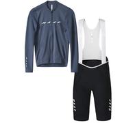 Maap Evade Pro Base LS 2.0/Team Bib Evo - completo ciclismo - uomo XS Black/White man Bluesign