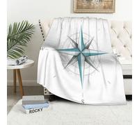 MAAPCHP Coperta Pile Blanket Bussola, antico diagramma della rosa dei venti Coperta di Flanella Coperta per Adulti per Bambini Caldo Divano per Il Tempo Libero Sedia Soffice Coperta Soffice76x100cm