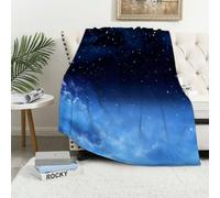 MAAPCHP Coperta Pile Blanket Cielo notturno con stelle Coperta di Flanella Coperta per Adulti per Bambini Caldo Divano per Il Tempo Libero Sedia Soffice Coperta Soffice150x200cm