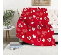 MAAPCHP Coperta Pile Blanket Fiori floreali cuori amore Coperta di Flanella Coperta per Adulti per Bambini Caldo Divano per Il Tempo Libero Sedia Soffice Coperta Soffice130x150cm
