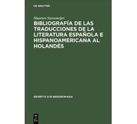 Maarten Steenme Bibliografía de Las Traducciones de la Litera (Copertina rigida)