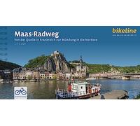 Maas-Radweg: Von der Quelle in Frankreich zur Mündung in die Nordsee, 1:75.000, 1.080 km, GPS-Tracks Download, LiveUpdate