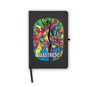 Maastricht - Taccuino da viaggio con mappa della città dei Paesi Bassi, pagine bianche, copertina in similpelle, agenda, diario, quaderno di lavoro