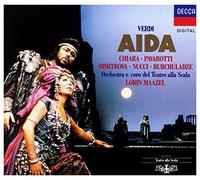 Maazel, Maria Chiara, Luciano Pavarotti – Aida (Opera completa) – CD – Verve Spa