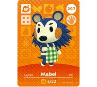 Mabel - Carta Amiibo per Nintendo Animal Crossing Happy Home Designer - 207