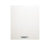 MABEL Pensile Cucina Sospeso Bianco 1 Anta e 1 Ripiano Mobile Cucina in Legno Nobilitato Finitura Antigraffio Mobile Bagno Sospeso Facile da Montare Pensile Bagno Salvaspazio - L 60 x P 35 x H 70,5 cm