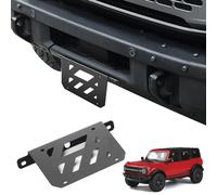 Mabett - Staffa Targa per Ford Bronco 2025 2024 2023 2022 2021 2/4 Porte, Telaio Piastra in Ferro per Paraurti Modulare Heavy Duty Bronco Accessori