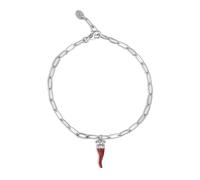 Mabina Gioielli - Bracciale Donna - Bracciale con ciondolo cornetto smaltato e zirconi - 533442