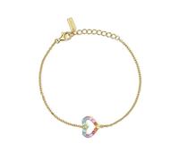 Mabina Gioielli - Bracciale Donna - Bracciale donna in argento placcato oro con cuore - 533836