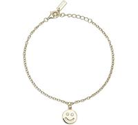 Mabina Gioielli - Bracciale Donna - Bracciale dorato con ciondolo smile con zirconi - 533574