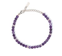 Mabina Gioielli - Bracciale Donna - Bracciale in argento con ametista e cristalli bianchi - 533665