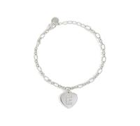 Mabina Gioielli - Bracciale Donna - Bracciale in argento con ciondolo a cuore e lettera E in zirconi - 533509E