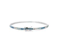 Mabina Gioielli - Bracciale Donna - Bracciale tennis con zirconi multicolor blu - 533883-16