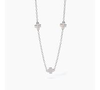 Mabina Gioielli - Collana Bambina - Girocollo in argento con quadrifogli - 553622