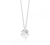 Mabina Gioielli - Girocollo con ciondolo quadrifoglio con zirconi - 553372