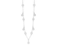 Mabina Gioielli - Collana Donna - Girocollo in argento con punti luce in zircone - 553306