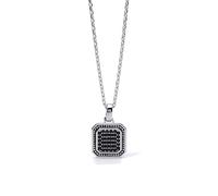 Mabina Gioielli - Collana Uomo - Collana con ciondolo ottagonale - 553483