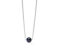 Mabina Gioielli - Collana Uomo - Collana in argento con perla nera - 553640