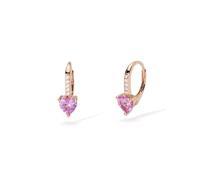 MABINA GIOIELLI - Orecchini Donna - Orecchini a monachella rosati con tormalina sintetica - 563750
