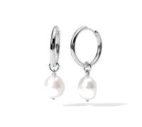 MABINA GIOIELLI - Orecchini Donna - Orecchini in argento a cerchio con perle barocche - 563659