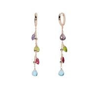 MABINA GIOIELLI - Orecchini Donna - Orecchini pendenti rosati con glass multicolor - 563784