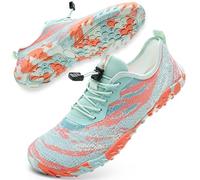 Mabove Scarpe da acqua da donna, ad asciugatura rapida, per sport a piedi nudi, per piscina, spiaggia, snorkeling, immersioni, lago, B Luna mimetica, 38 EU