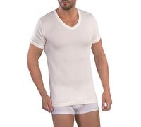 MABRAT 1 o 3 Maglie Uomo MMUB72 Mezza Manica Scollo a V in Lana e Cotone