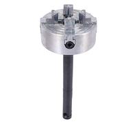 MABSSI Z011A - Mandrino a quattro ganasce per mini tornio in metallo M12 x 1 mm, filettatura di ritorno 1,8 - 56 mm/12 - 65 mm