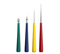 Mabta Alesatore per perline con punta diamantata, strumento per trapano per lavori artistici in legno e gioielli in cristallo, 4 pezzi