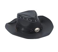 Mabta Cappello da cowboy con cintura larga, perfetto per feste a tema occidentale e festival, costume cosplay puntelli ornamento