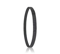 Mabta Fascia elastica antiscivolo in silicone sottile fascia per il sudore atletica esercizio sportivo copricapo calcio sportivo-nero
