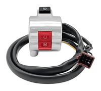 Mabutingti Devioluci Commutatore destro per Honda Shadow 600 VT600 VT600C / VT600CD VLX 1999-2007 Interruttore manubrio Avviamento Arresto Spegnimento Pulsante 35013-KW9-921 35013-KW9-920
