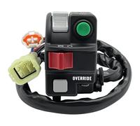 Mabutingti Interruttore sinistro manubrio per Yamaha Grizzly 550 700 Kodiak 700 450 YFM700 YFM550 YFM450 Start Stop Faro Interruttore Luce Override