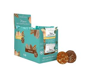 MABYEN Energy Balls Datteri biologici, 20 pezzi, snack sani senza zucchero, per gravidanza e mamma, barrette proteiche senza zucchero, come deliziose palline da allattamento con frutta secca, sapore
