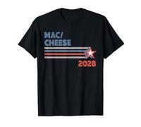 Mac And Cheese 2028 per la Campagna Presidente Patriotic Stripe Maglietta