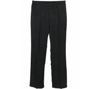 MAC Chiara Summer Pantaloni di Lino Marlenhose IN Stoffa Donna Gamba Ampia Nero